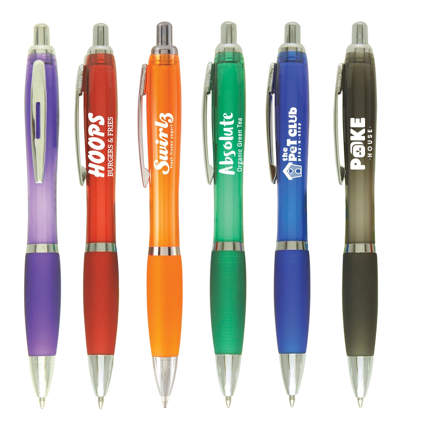 Branded Bright Coloured Pen