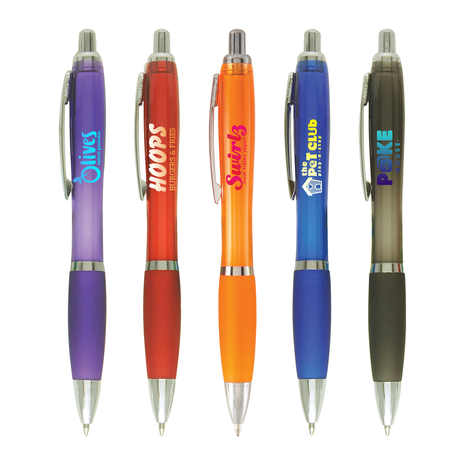 Branded Bright Coloured Pen