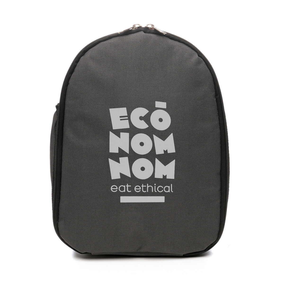 Branded Mini Rucksack Cooler Bag in Dark Grey