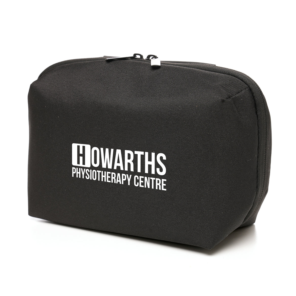 Branded Polyester Essentials Bag with Double Zip