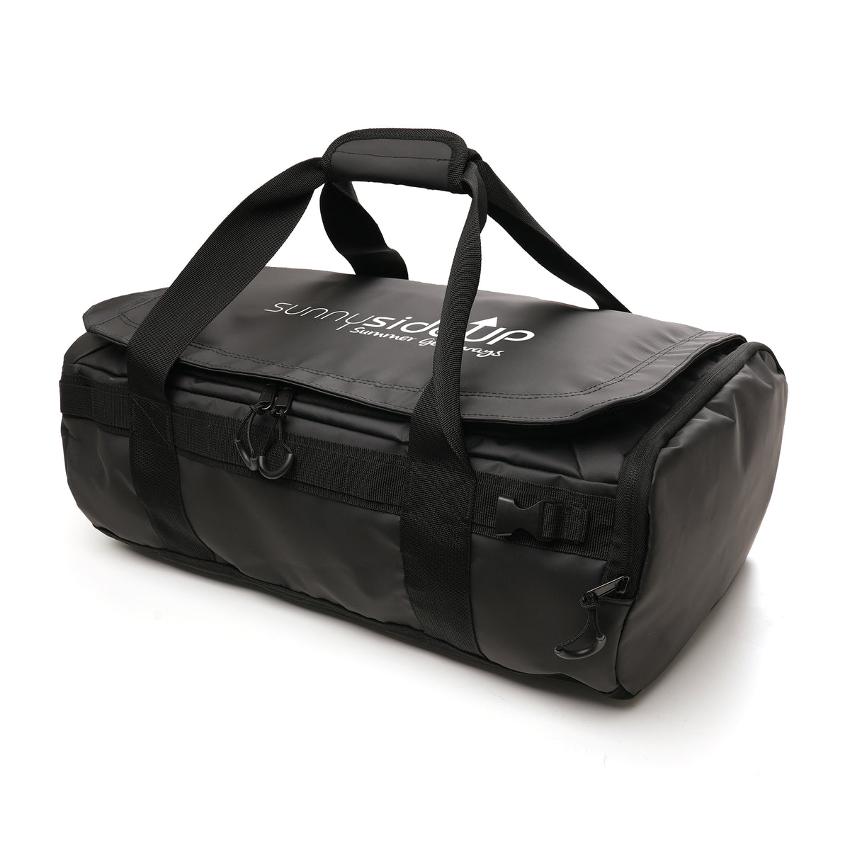 Branded Waterproof Tarpaulin Duffle Bag with Shoulder Straps