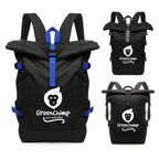 Branded RPET Roll Down Backpack with Laptop Pocket