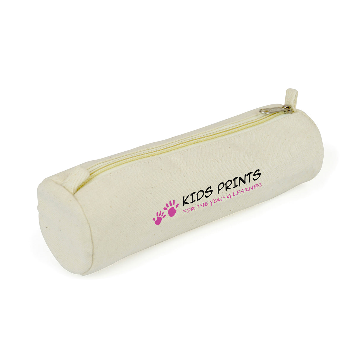 Branded Cotton Pencil Case with Zip