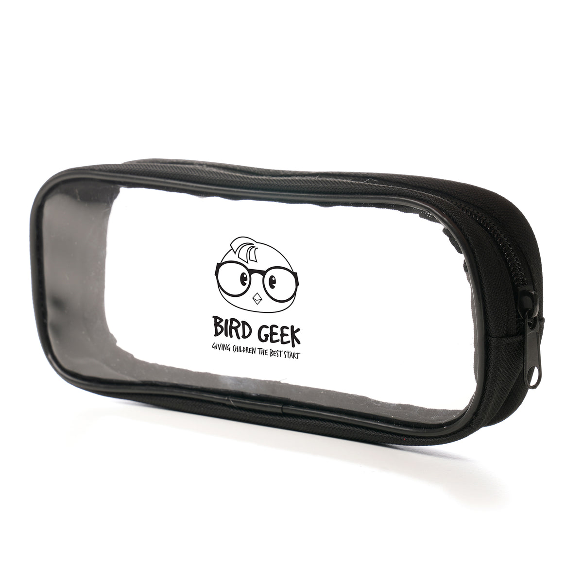 Branded Clear PVC Zipped Pencil Case