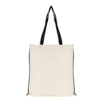 Branded Cotton Shopper with Coloured Piping