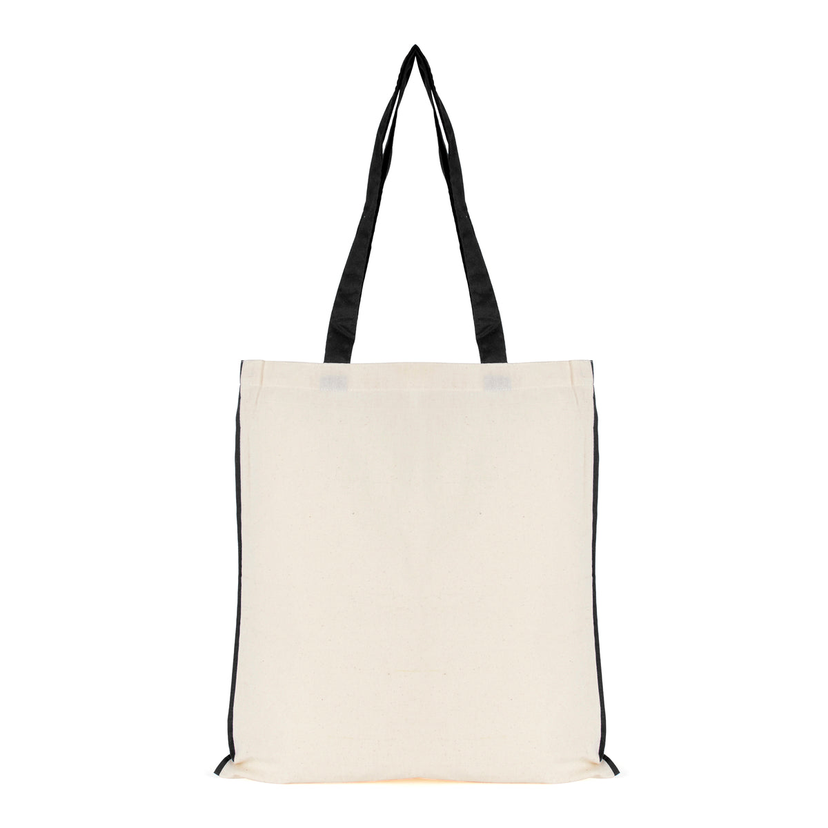 Branded Cotton Shopper with Coloured Piping
