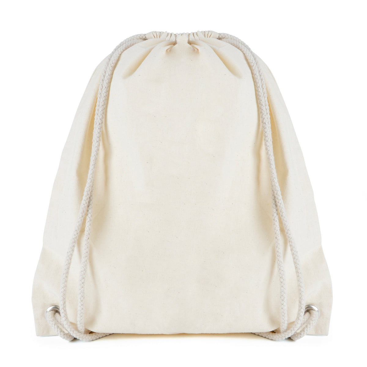 Branded Natural Cotton Drawstring Bag