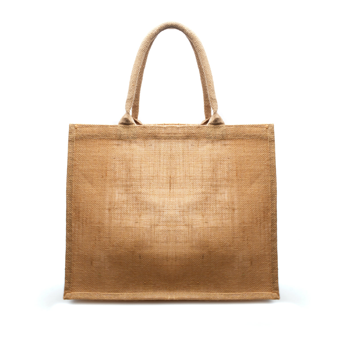 Branded Large Natural Jute Shopper
