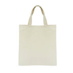 Branded Short Handle Cotton Shopper (10oz)