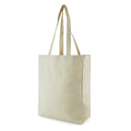 Branded Natural Cotton Shopper with Gusset (10oz)