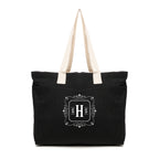 Branded Coloured Cotton Tote with Side Pockets