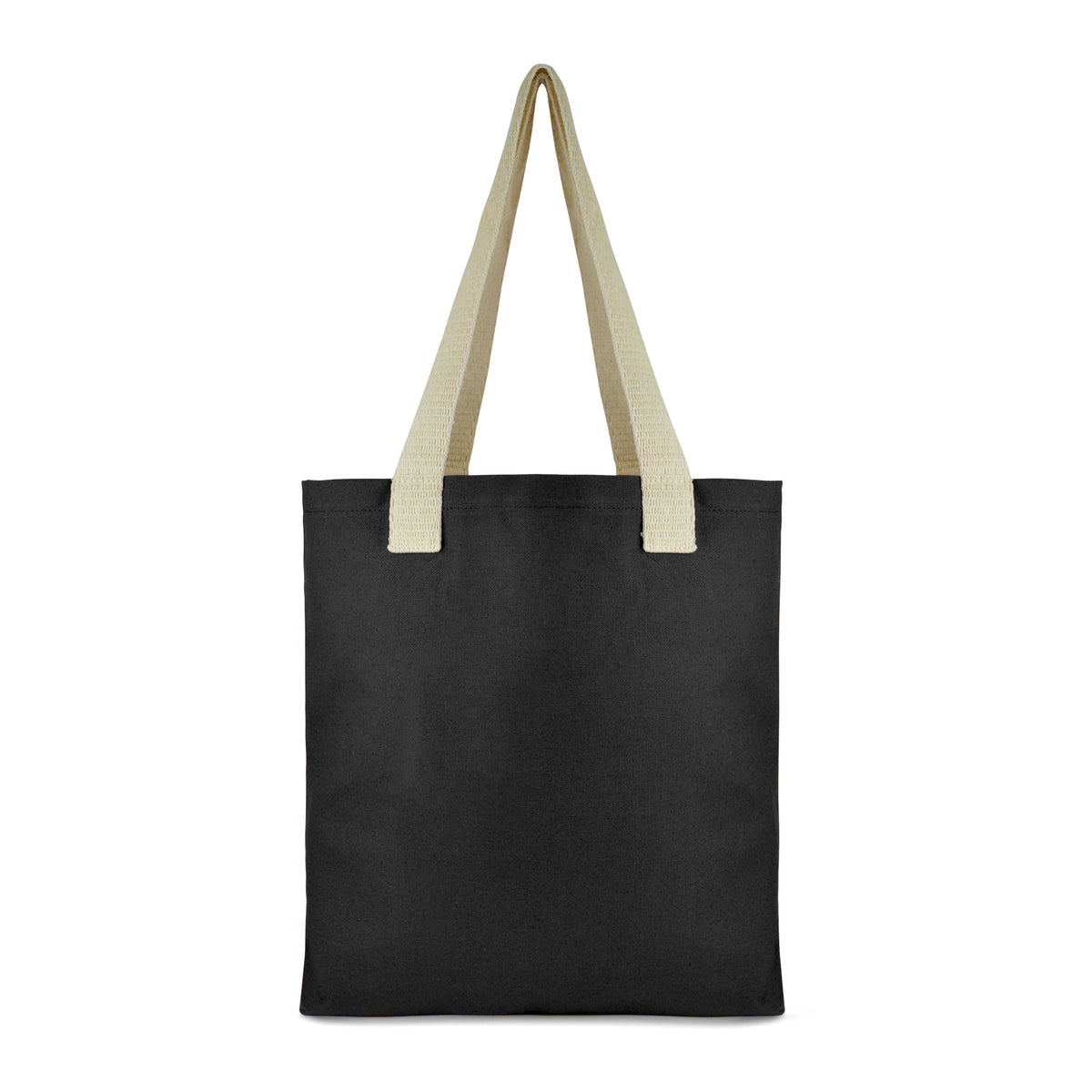 Branded Coloured Canvas Shopper with Cotton Webbing Handles