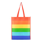 Branded Rainbow Non Woven Shopper Bag with Long Handles