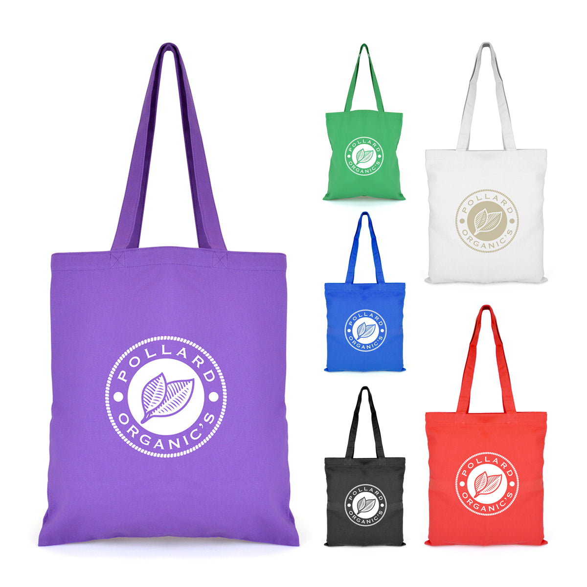Branded Coloured Cotton Shopper (7oz)