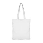 Branded Coloured Cotton Shopper (7oz) in White