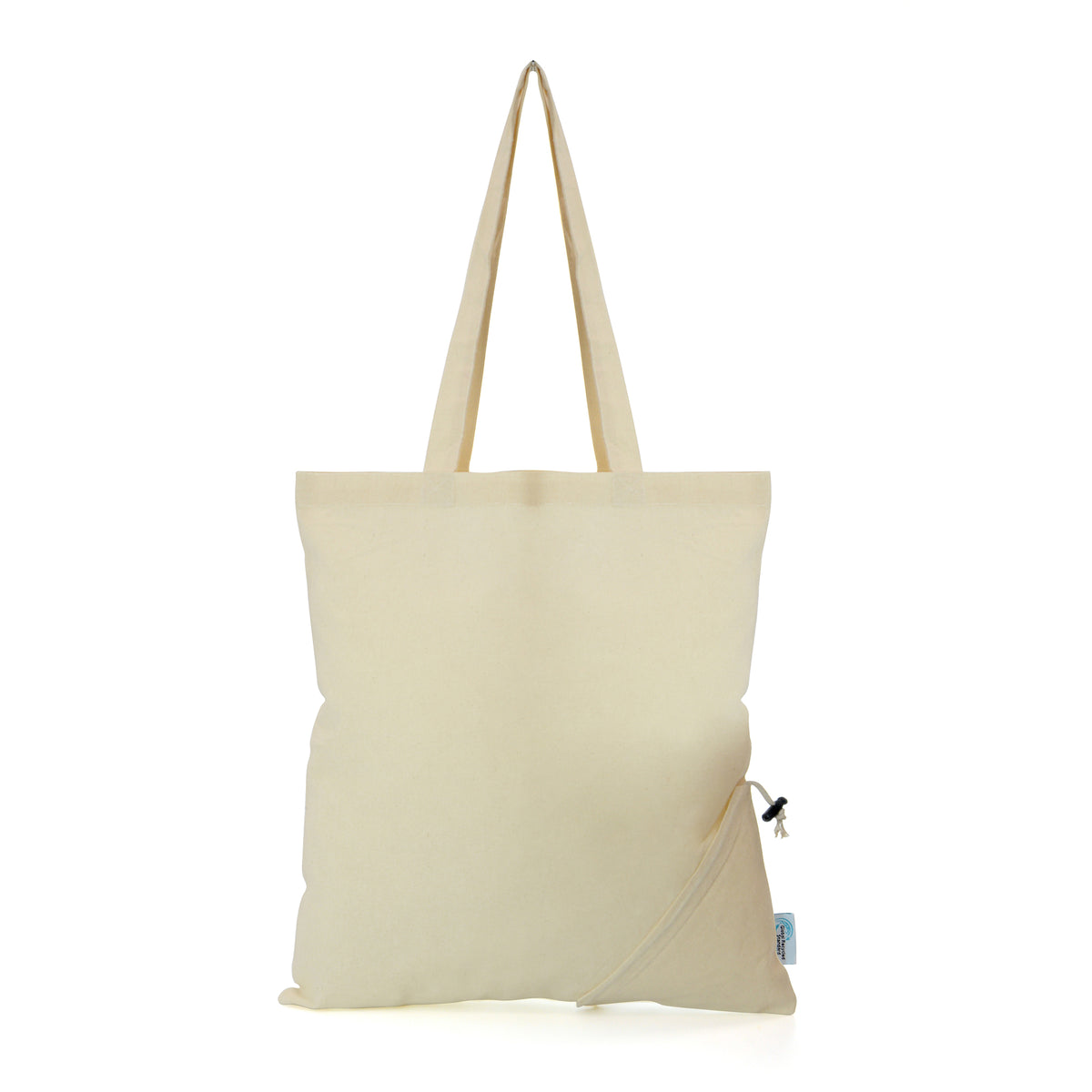 Branded Foldable Recycled Cotton Shopper