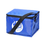 Branded RPET Can Cooler Bag in Blue