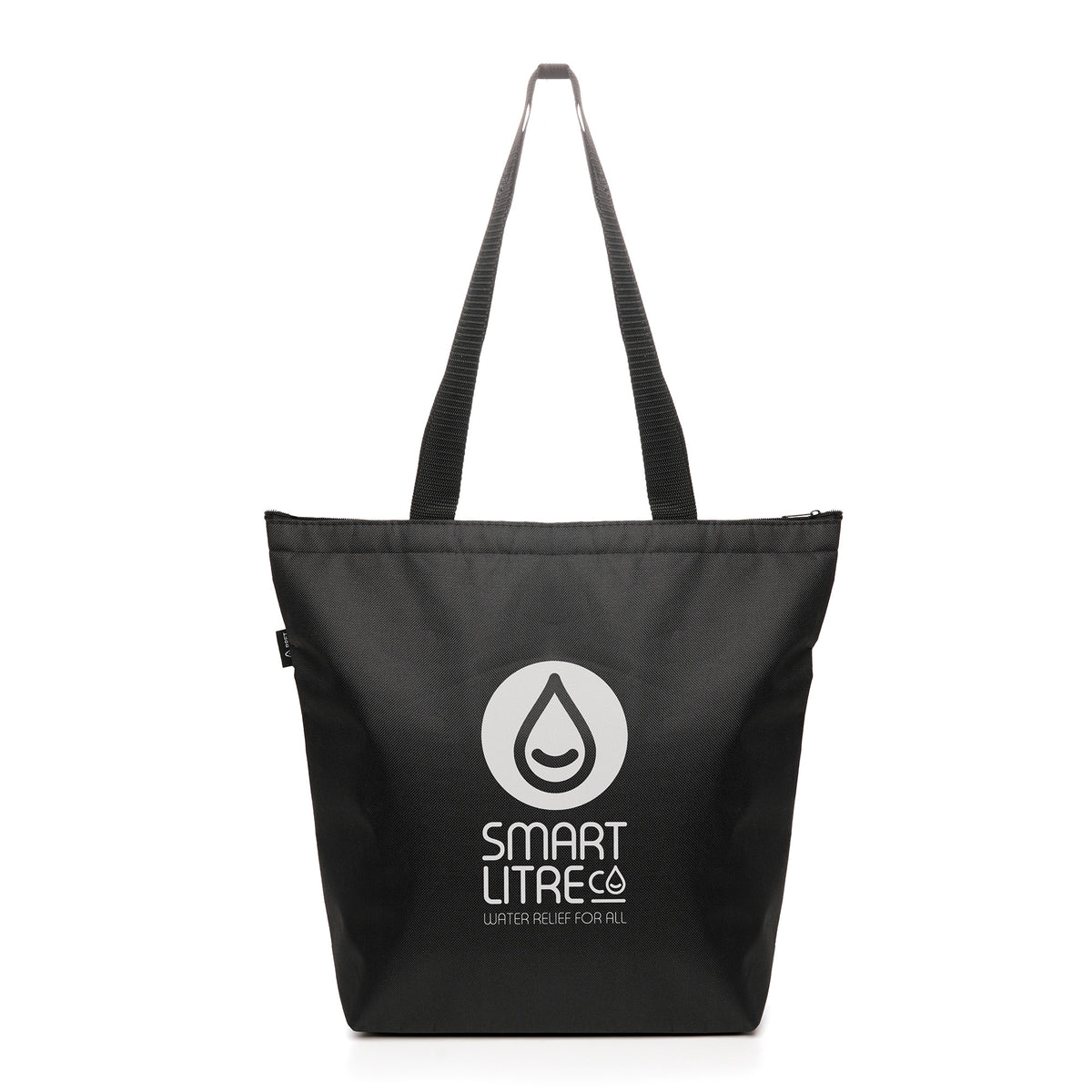 Branded Waterproof RPET Cooler Tote Bag in Black