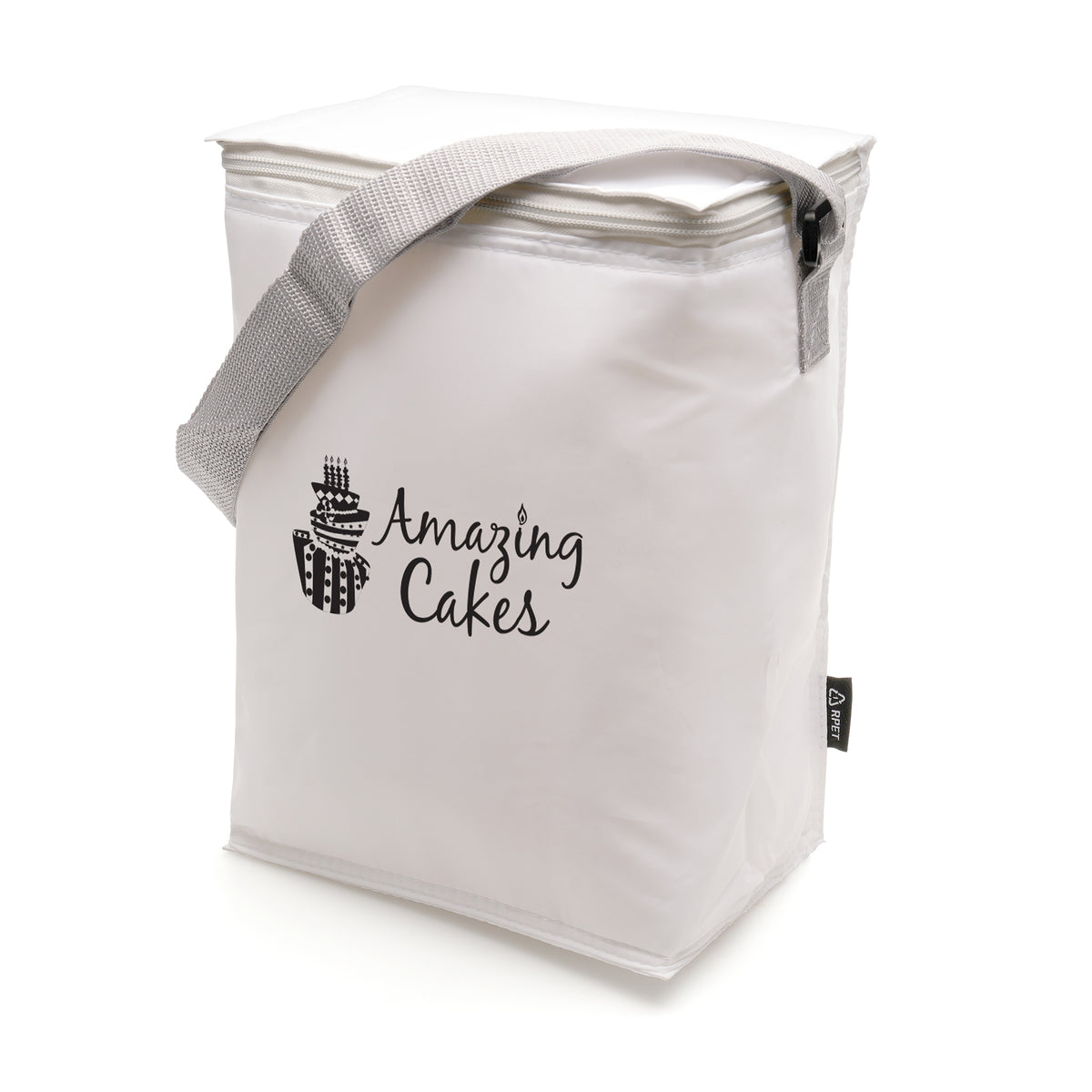 Branded Large RPET Cooler Bag for 12 Cans