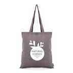Branded Recycled Cotton and Polyester Shopper in Purple