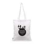 Branded Recycled Cotton and Polyester Shopper in White