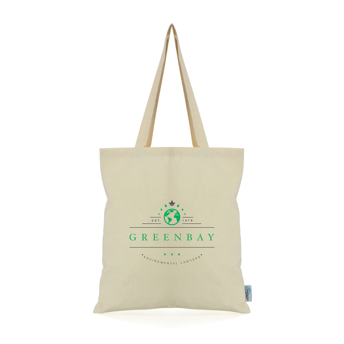 Branded Natural Recycled Cotton Shopper (5oz)