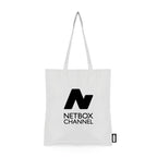 Branded RPET Tote Bag from Recycled Plastic in White