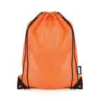 Branded RPET Drawstring Bag with Black Corners