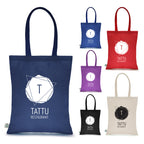 Branded Organic Cotton Shopper (4oz)