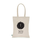 Branded Organic Cotton Shopper (4oz) in White