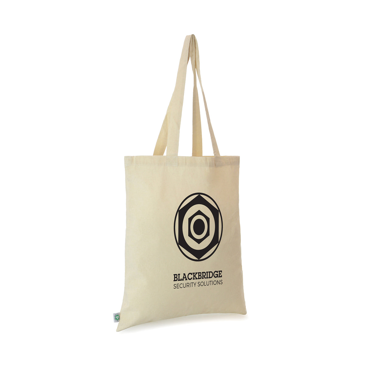 Branded Natural Organic Cotton Shopper (7oz)