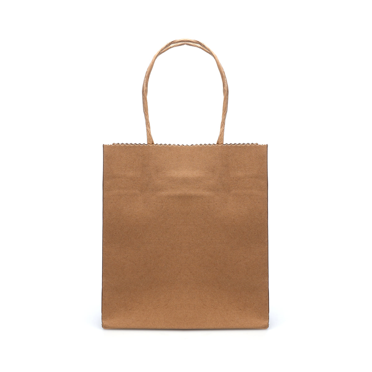 Branded Small Natural Paper Bag with Twist Handle