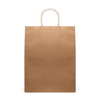 Branded Large Natural Paper Bag with Twist Handle