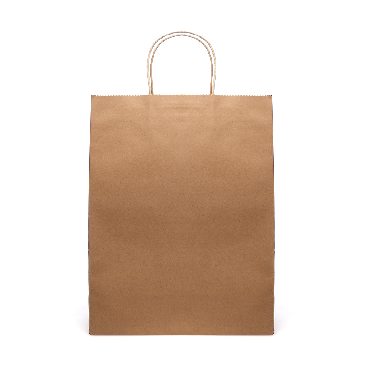 Branded Large Natural Paper Bag with Twist Handle