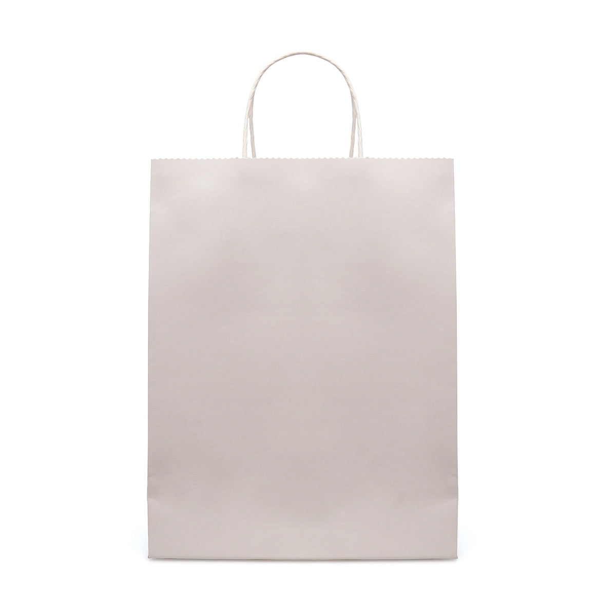 Branded Large White Paper Bag with Twist Handle