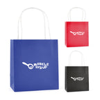Branded Small Coloured Paper Bag with Twist Handles