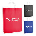 Branded Large Coloured Paper Bag with Twist Handles