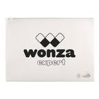 Branded Recycled Plastic Zipped Document Wallet in Transparent