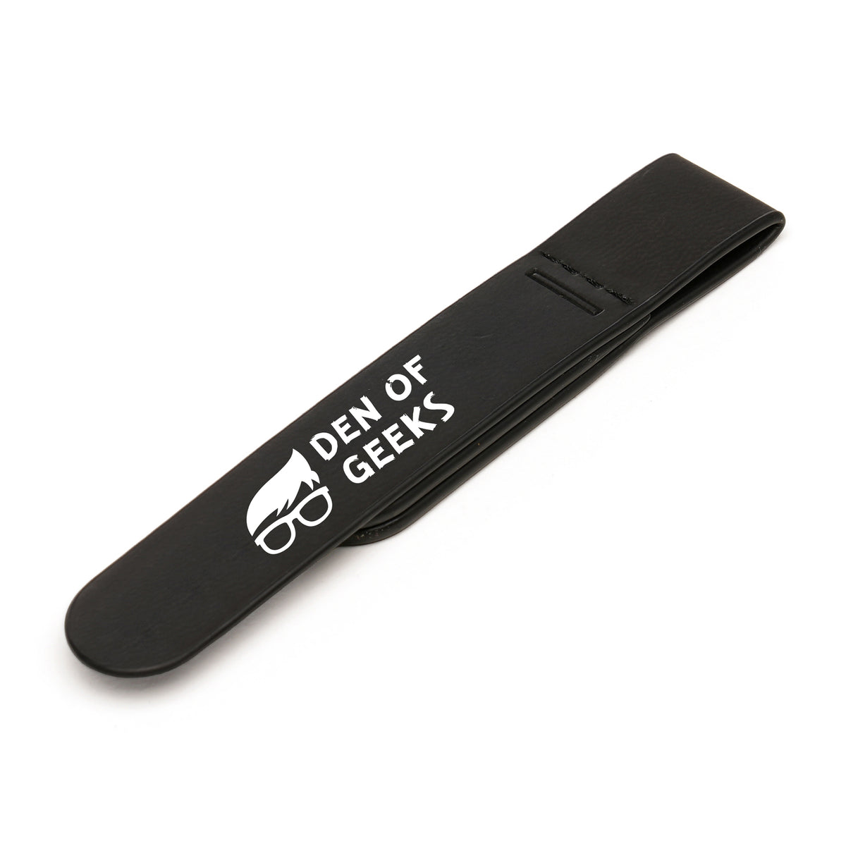 Branded PU Bookmark with Magnetic Pen Loop