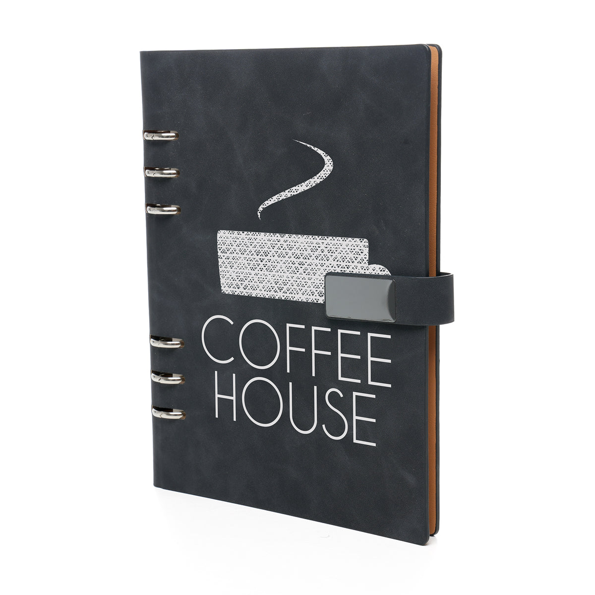 Branded PU Ring Binder Notepad with Magnetic Closure