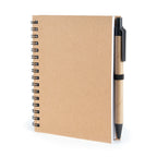 Branded Recycled Card Wiro Notebook with Pen