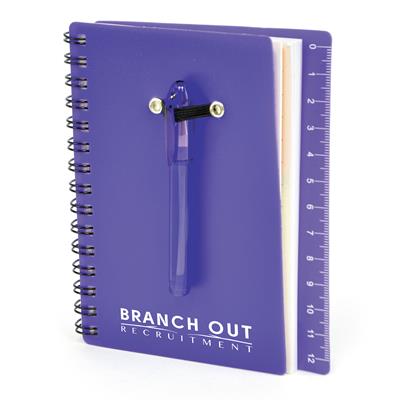 Branded B7 Coloured Notebook