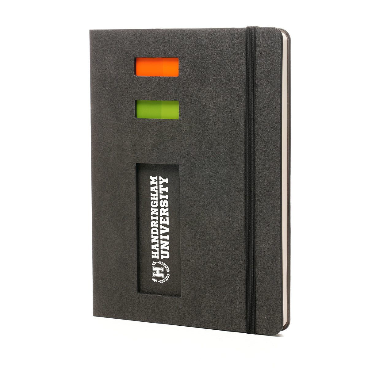 Branded Multi-Function PU Notebook with Phone Holder