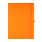 Branded A4 PU Lined Notebook with Pen Loop