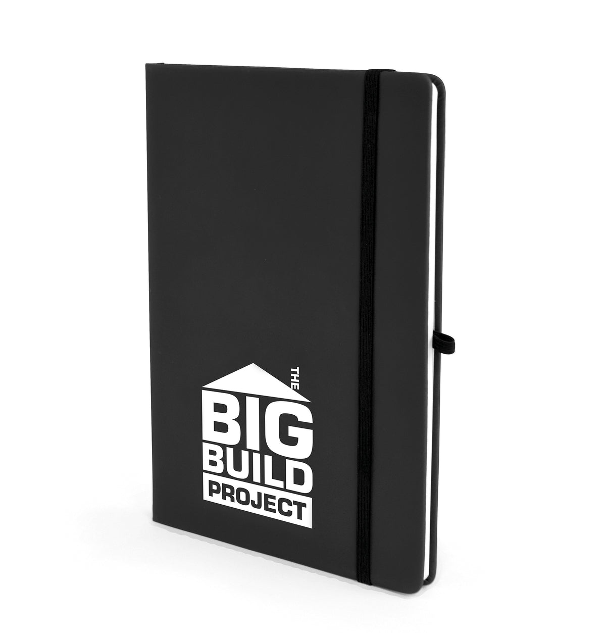 Branded A5 Coloured PU Notebook and Matching Pen Set in Black