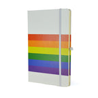 Branded A5 Rainbow Design PU Notebook