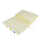 Branded A5 Rainbow Design PU Notebook