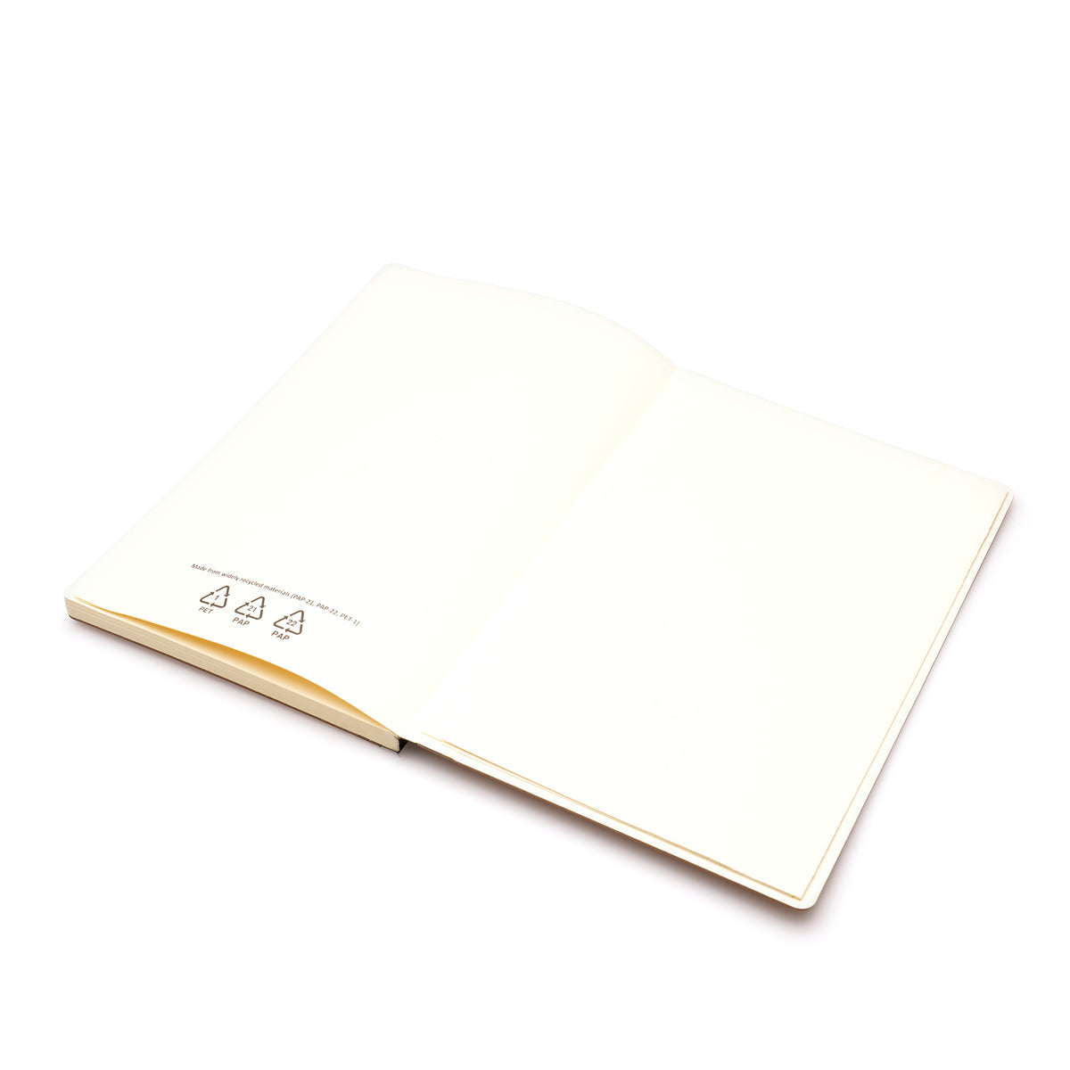 Branded A5 Card Notebook with RPET Spine and Pocket