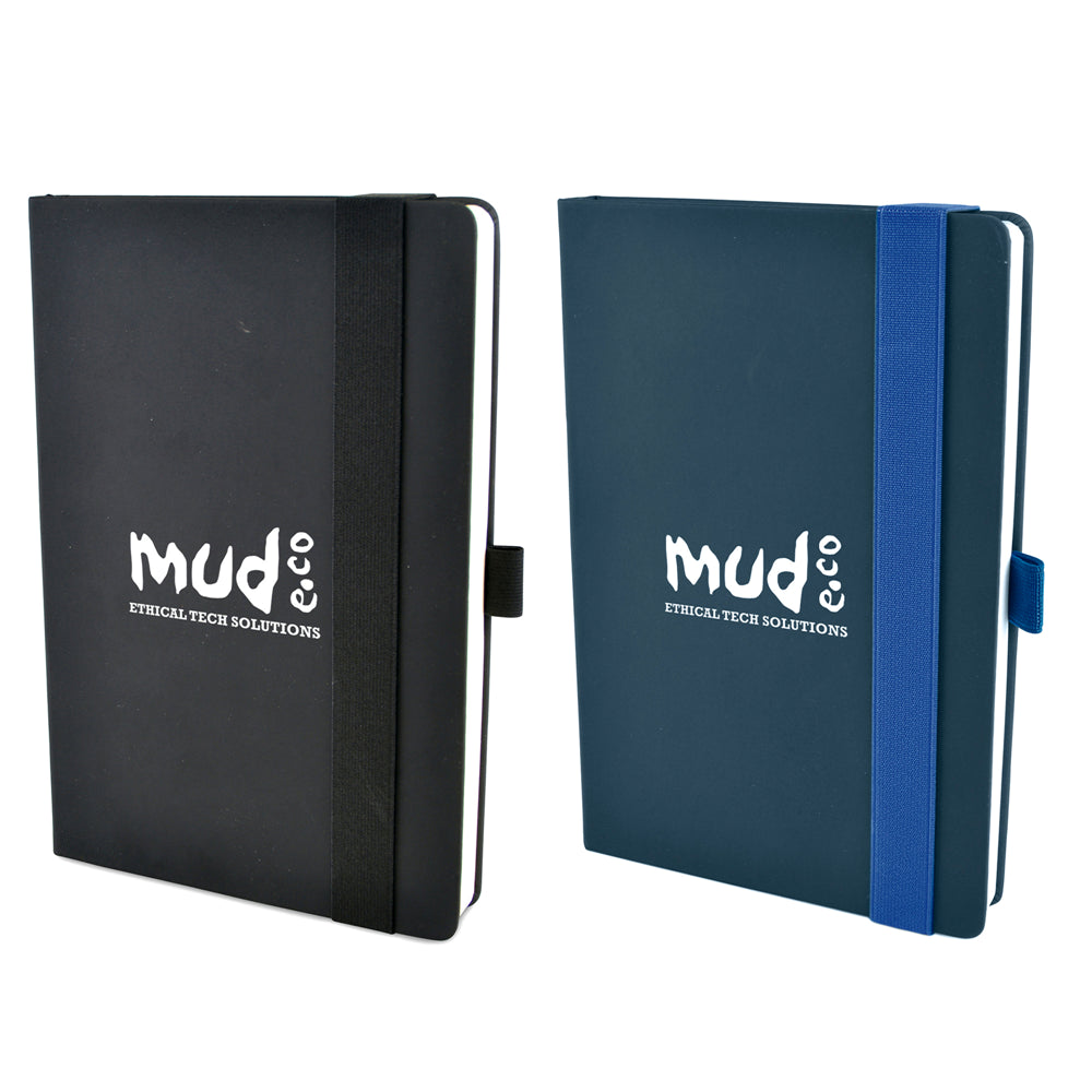 Branded A5 Deep PU Notebook and Matching Pen Set