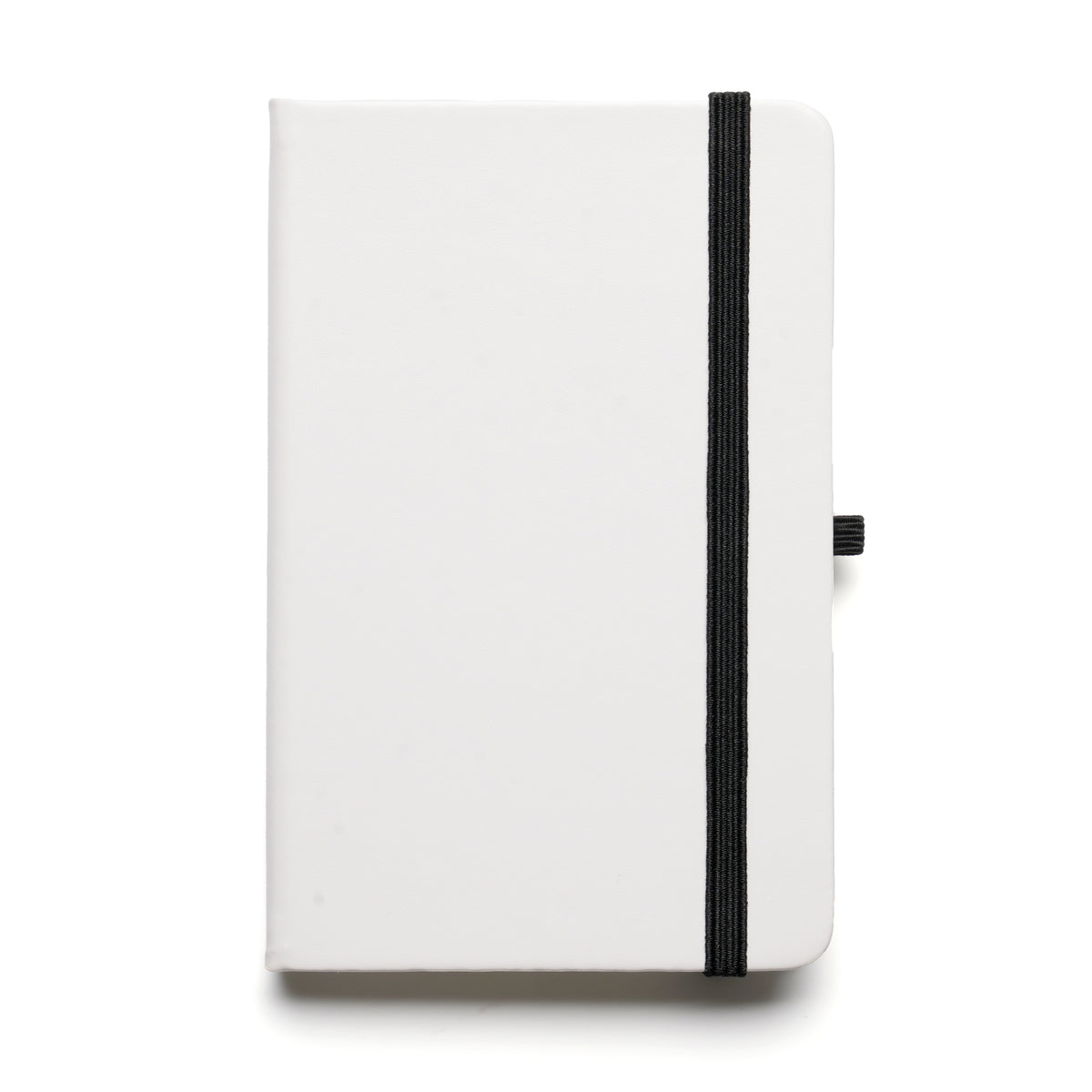 Branded A6 White PU Notebook and Matching Pen Set